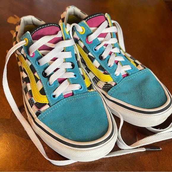 Vans Shoes - Vans Old Skool Crazy Checkerboard Skate Shoes